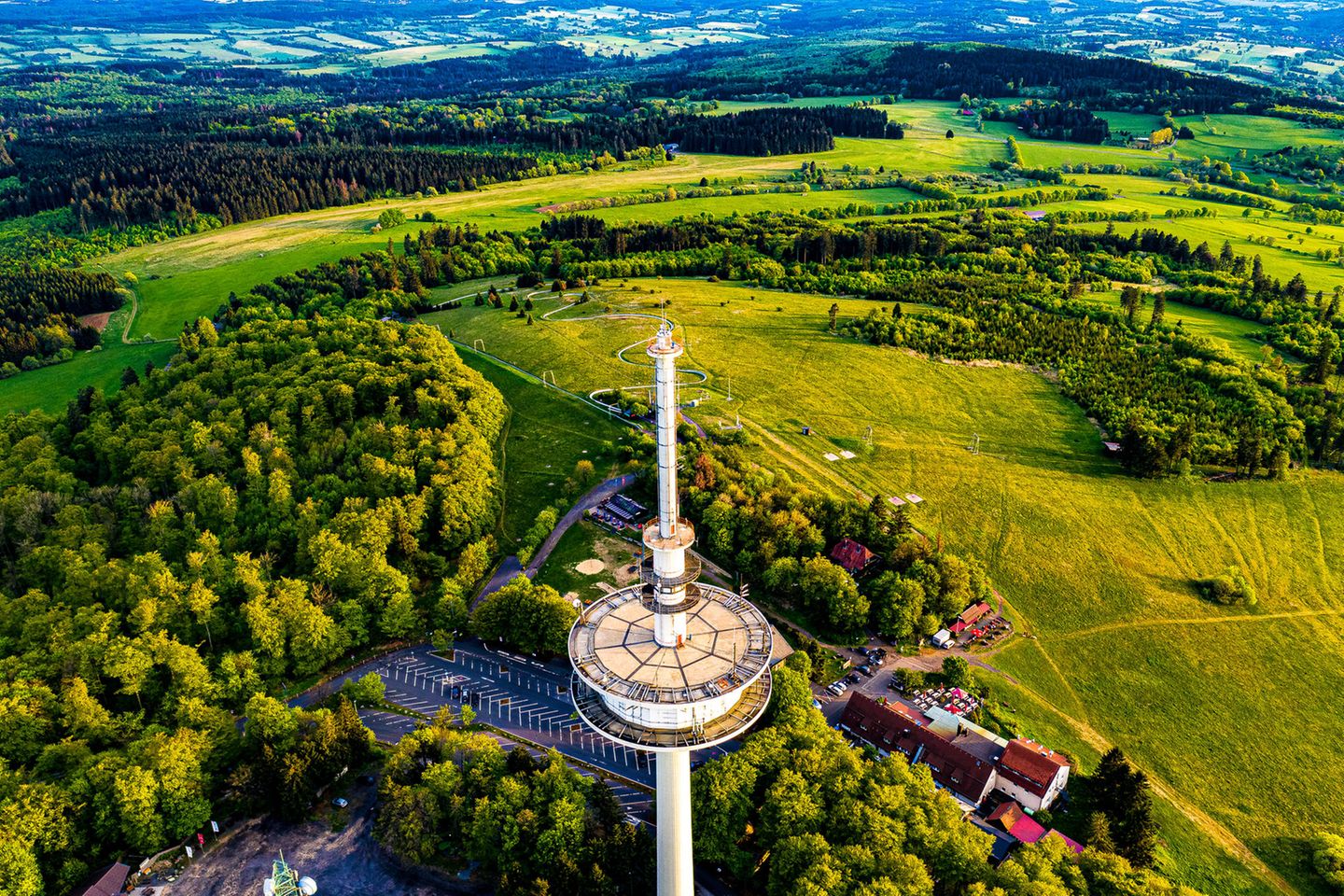 Blick von oben auf den Hoherodskopf