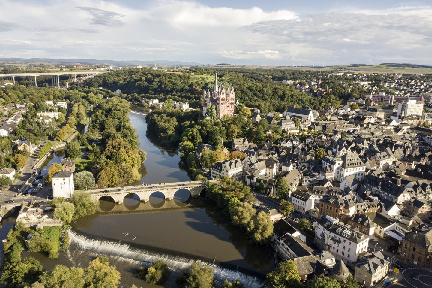 Blick auf die Altstadt in Limburg