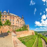 Blick vom Schloss auf Marburg