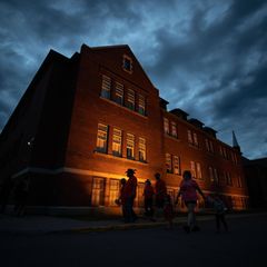 Grausamer Fund: Auf dem Gelände der Kamloops Indian Residential School in West-Kanada werden am 31. Mai 2021 die sterblichen Überreste von 215 Kindern entdeckt. Von 1890 bis 1978 unterrichtete die katholische Kirche hier indigene Jungen und Mädchen