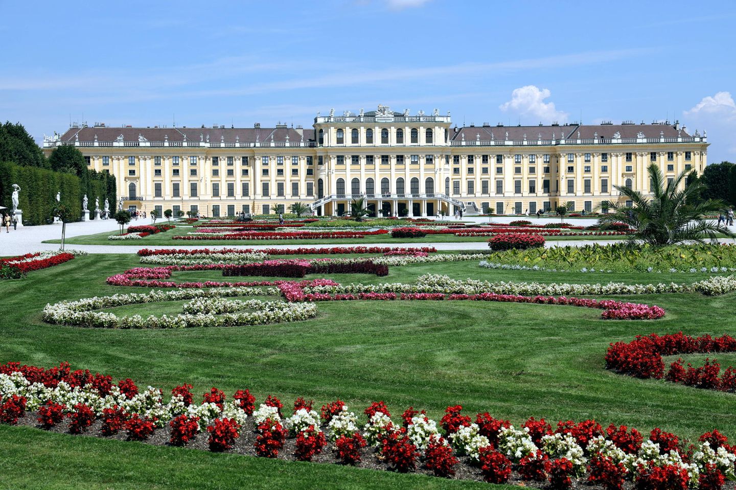 Wien – auf Sisis Spuren Blick auf Schloss Schönbrunn
