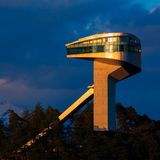Blick auf die Bergsielschanze Innsbruck