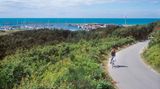 Radfahrer auf Anholt