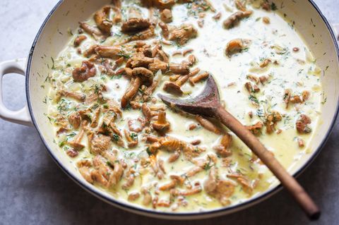 Pfifferlinge in der Pfanne