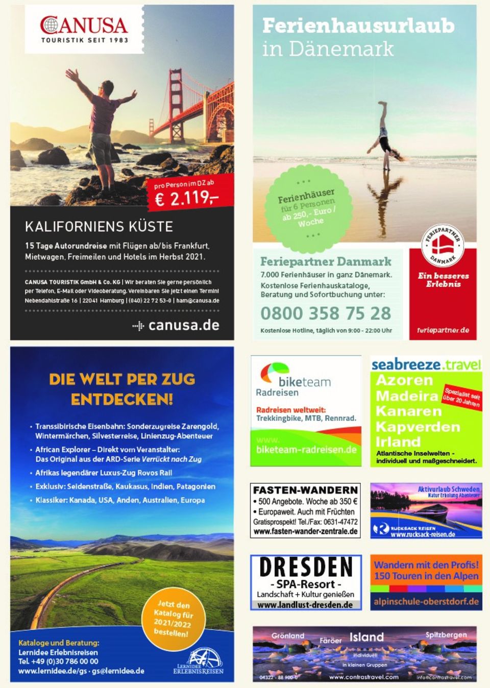 - Werbung -: Reisemarkt Juli 2021