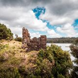 Ruine von der Strafkolonie Macquarie Harbour