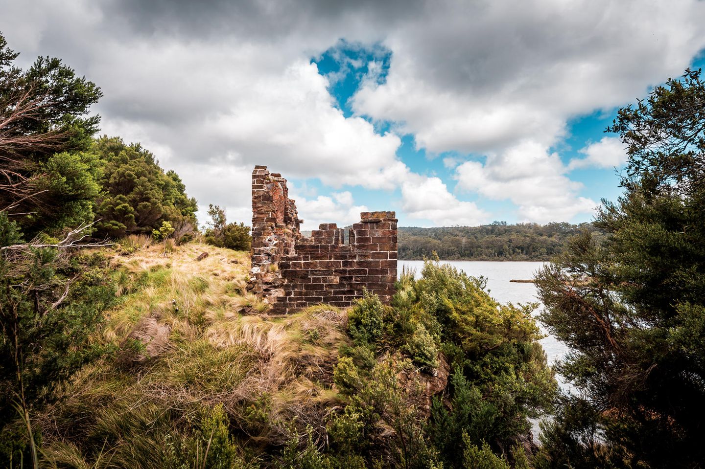 Ruine von der Strafkolonie Macquarie Harbour