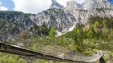 Hängebrücke im Klausbachtal in Bayern