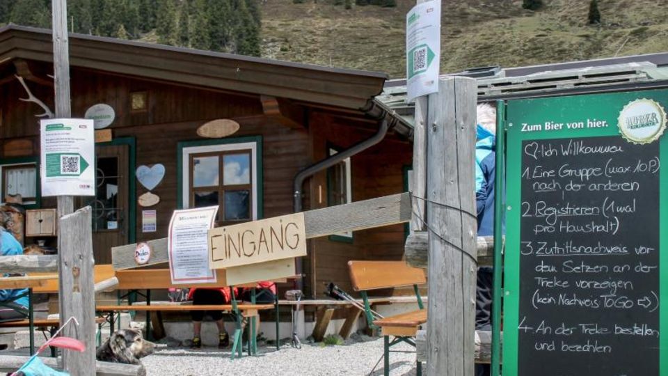 Eingang zur Hochwildalm