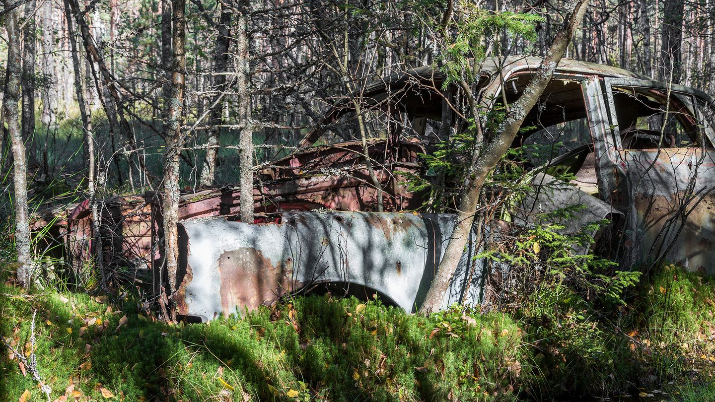 Autofriedhof, Schweden