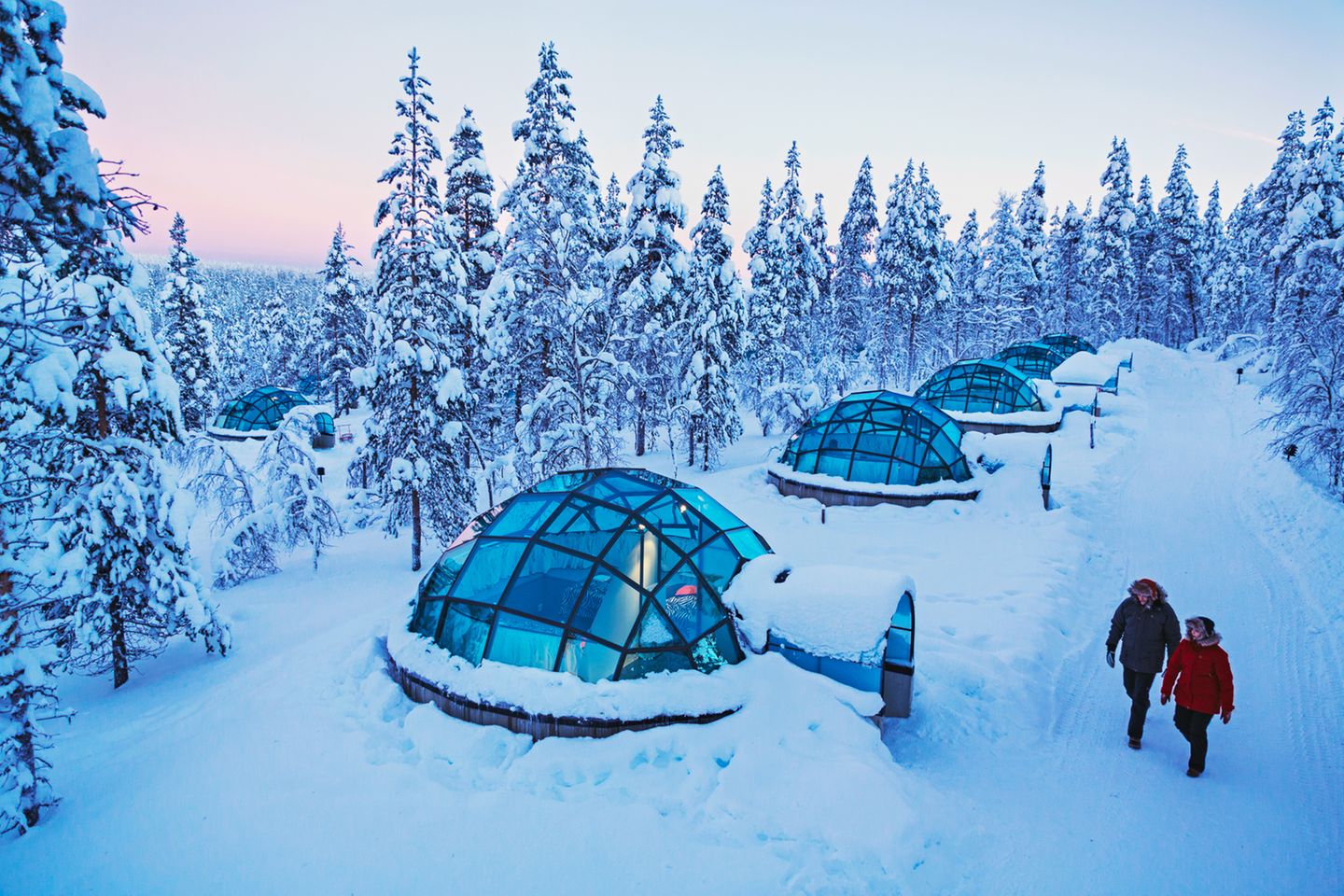 Kakslauttanen Arctic Resorts – Eisiglus in Lappland