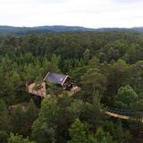 Baumhaus A Camp in Norwegen