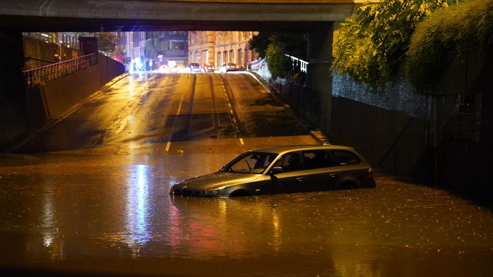 Unwetter in Stuttgart