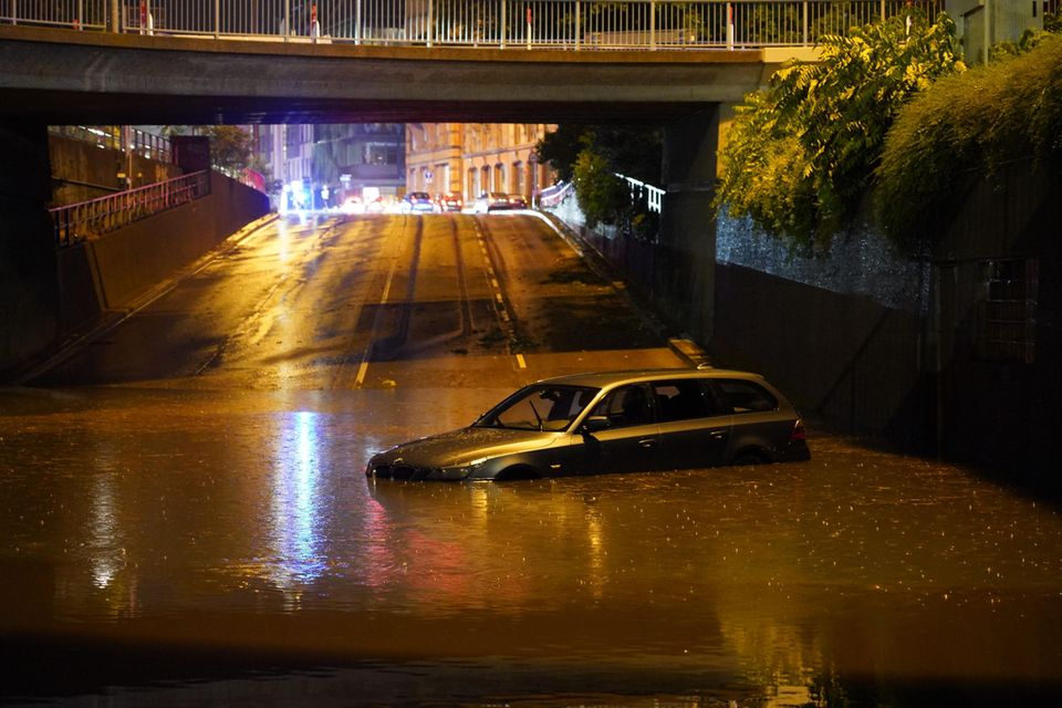 Unwetter in Stuttgart Unwetter in Stuttgart