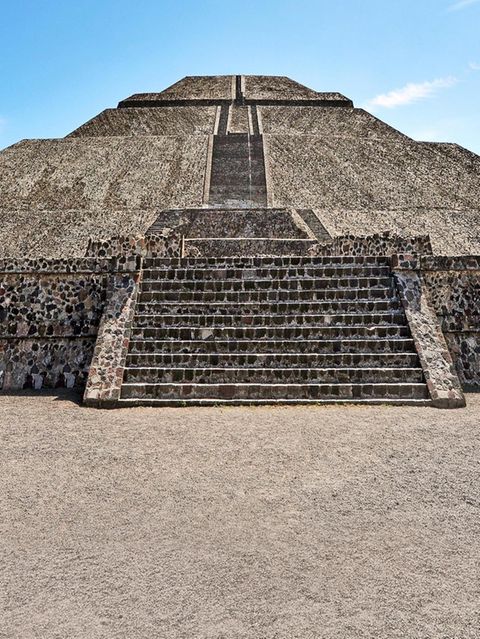 The pyramid of the Sun ancient ruins building  in Teotihuacan, Mexico. (Photo by: Avalon/Universal Images Group via Getty Images)