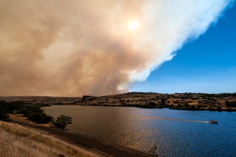 Clarkston, USA: Die Extremhitze der vergangenen Tage im Westen Nordamerikas mit Temperaturen bis knapp 50 Grad wäre einer Studie zufolge ohne den Klimawandel so gut wie unmöglich gewesen
