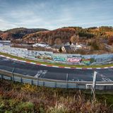 Eine Kurve des Nürburgrings