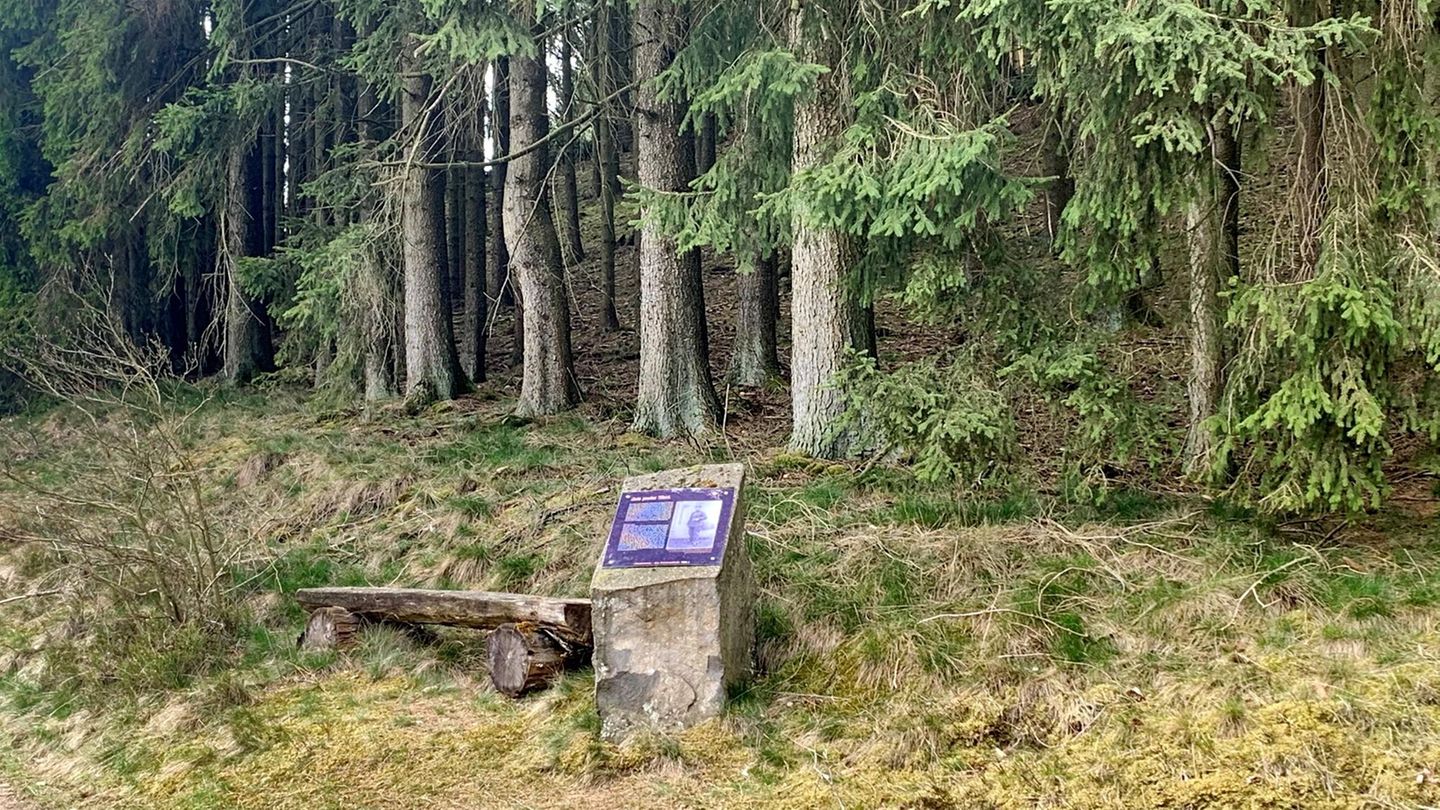 Hinweisschild auf dem Stupfarmweg