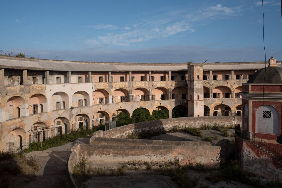 Gefängnis auf Santo Stefano von Innen Gefängnis auf Santo Stefano von Innen