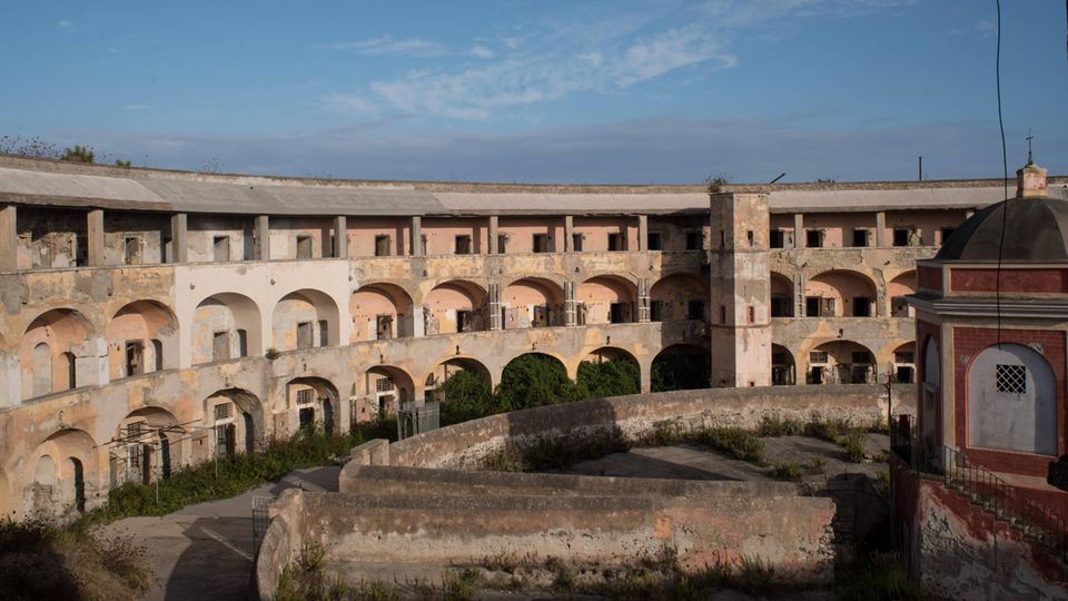 Gefängnis auf Santo Stefano von Innen Gefängnis auf Santo Stefano von Innen