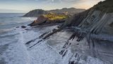 Die baskische Küste bei Zumaia