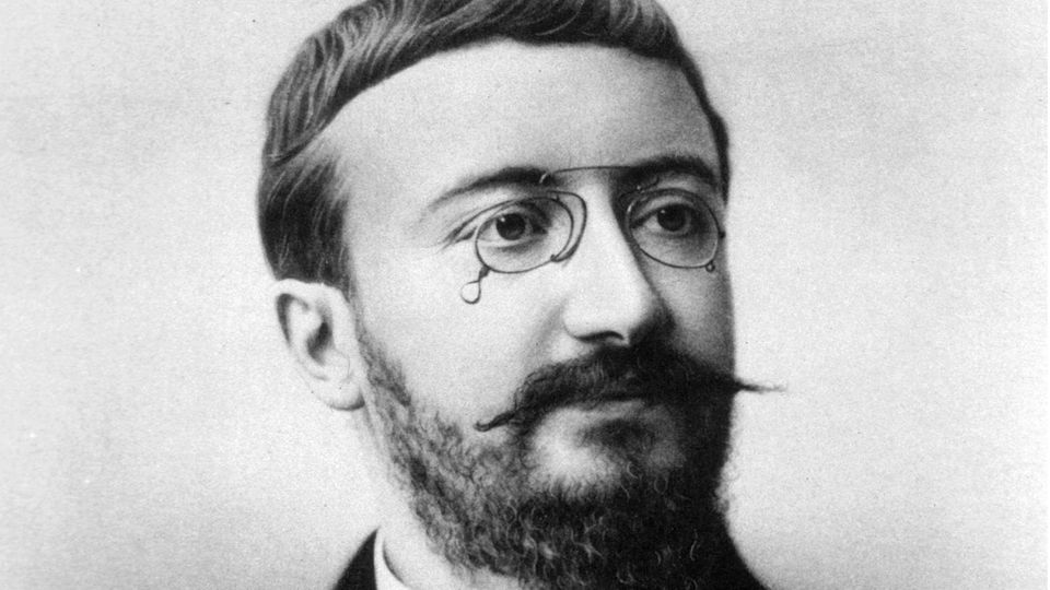 Schwarz-Weiß-Foto des Psychologen Alfred Binet