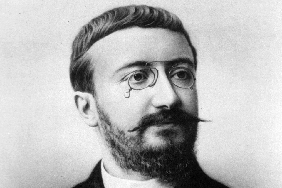 Schwarz-Weiß-Foto des Psychologen Alfred Binet