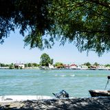 Sulina liegt direkt am Sulina-Delta, also der Mündung des Flusses Sulina in die Donau