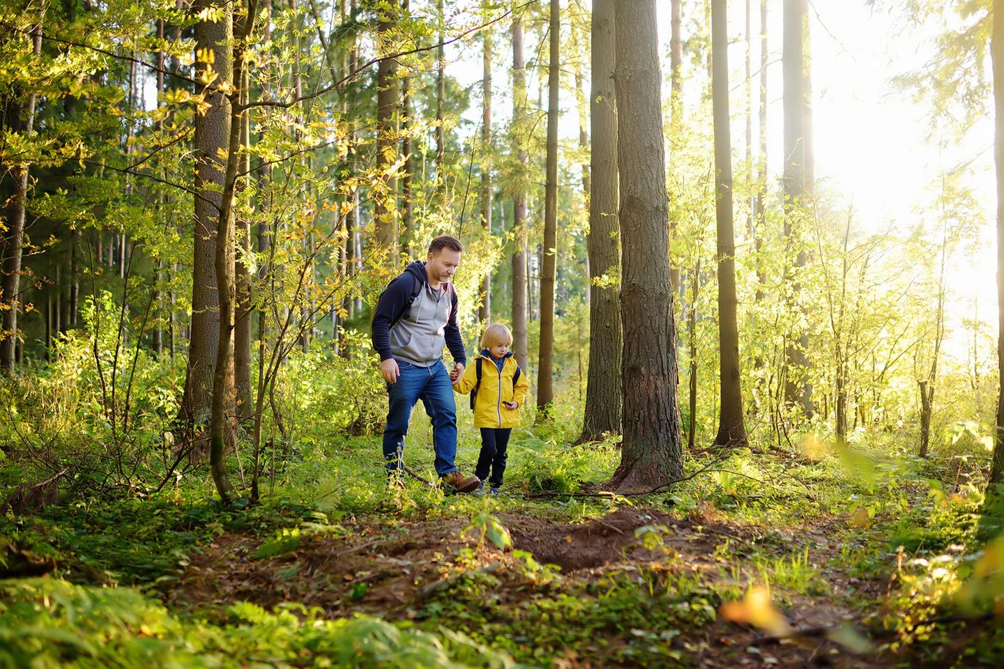 Nachhaltig leben, langfristig denken: Zum Beispiel gemeinsam mit Kindern die Natur entdecken und ihnen die Naturliebe weitergeben