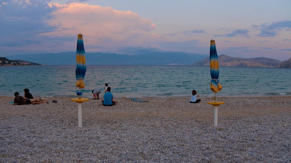 Der Strand Vela bei Baška einer der schönsten Strände in Kroatien