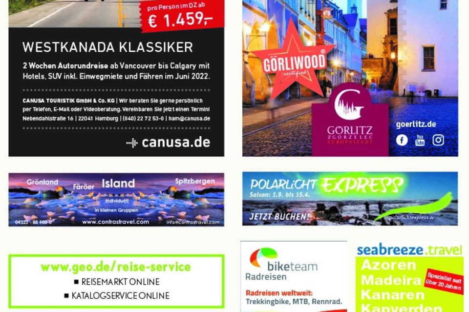 - Werbung -: Reisemarkt August 2021 - Werbung -: Reisemarkt August 2021