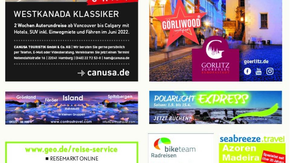 - Werbung -: Reisemarkt August 2021