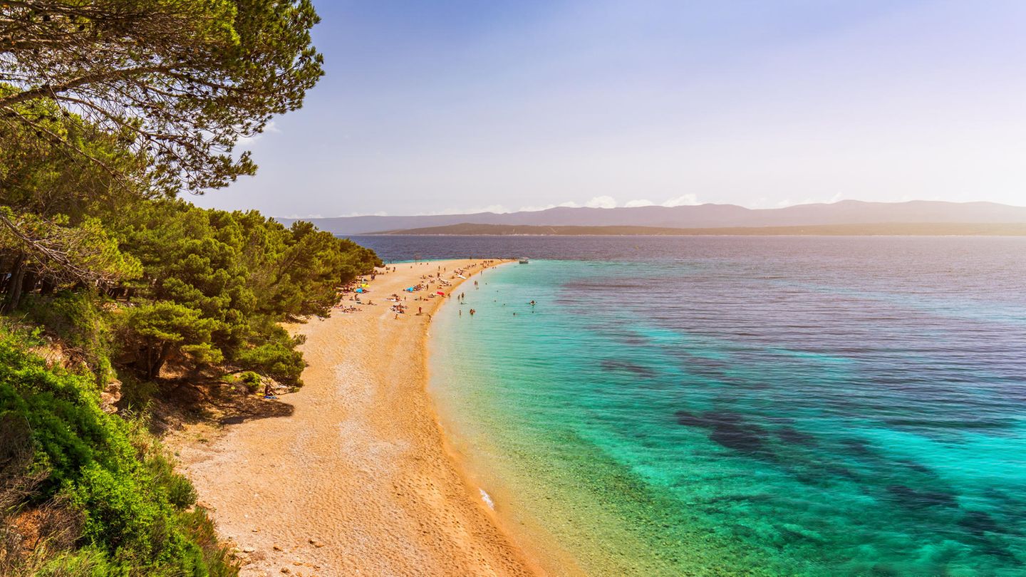 Zlatni Rat einer der schönsten Strände in Kroatien