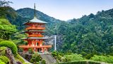 Der Nachi-Wasserfall im Yoshino-Kumano-Nationalpark