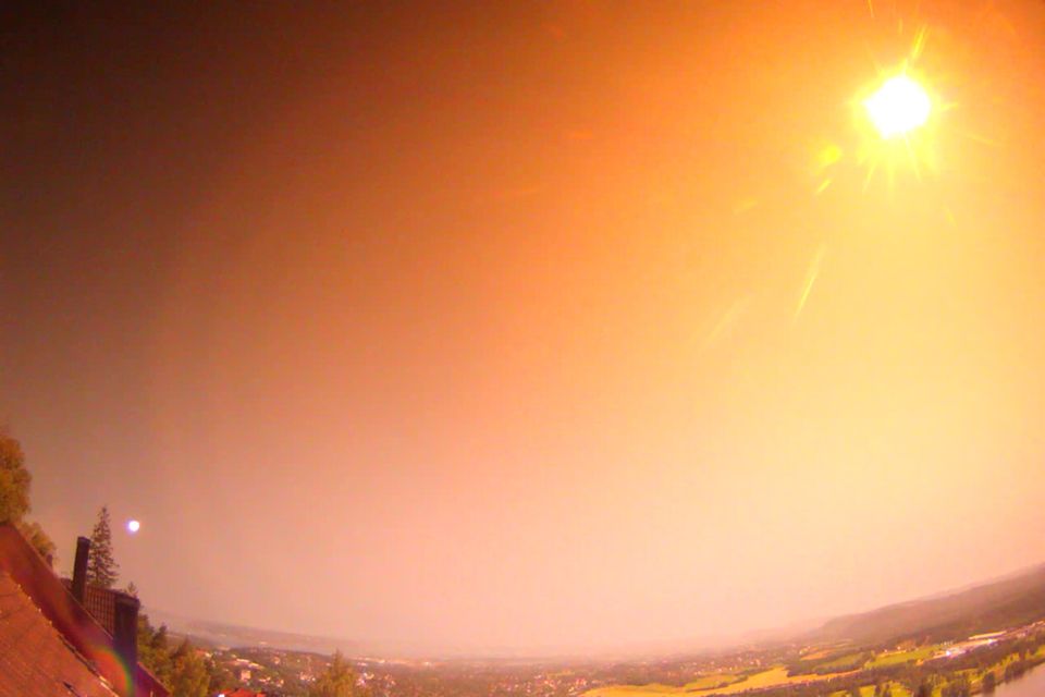 Meteorit über Norwegen