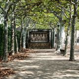 Platanenhain auf der Mathildenhöhe in Darmstadt