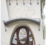 Eingang Haus Deiters auf der Mathildenhöhe in Darmstadt