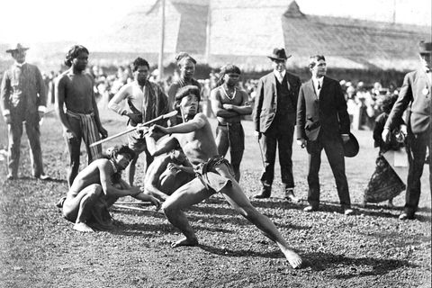 Rassismus & Olympia: Amerikanische Ureinwohner gegen Filipinos und Syrer: Olympische Spiele für "Wilde"