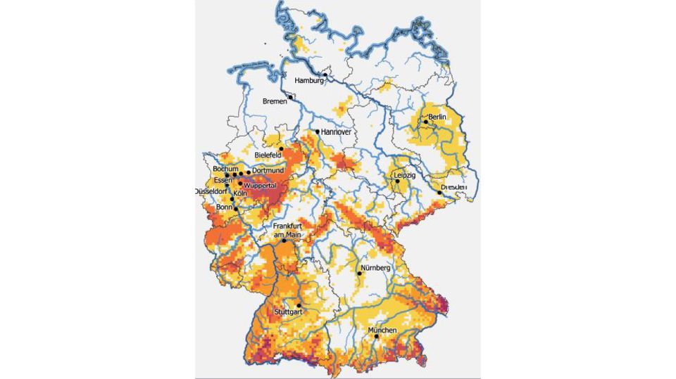 Im Vergleich zu heute wird sich das Klima im Süden und im Westen am stärksten verändern