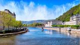 Panorama der Promenade von Bad Ems an der Lahn
