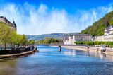 Panorama der Promenade von Bad Ems an der Lahn