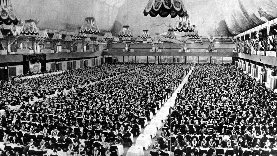 Freimaurer-Treffen im Jahr 1925