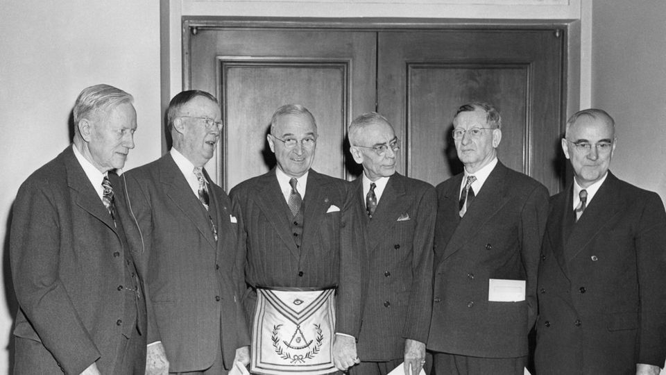 US-Präsident Harry Truman war Freimaurer US-Präsident Harry Truman war Freimaurer