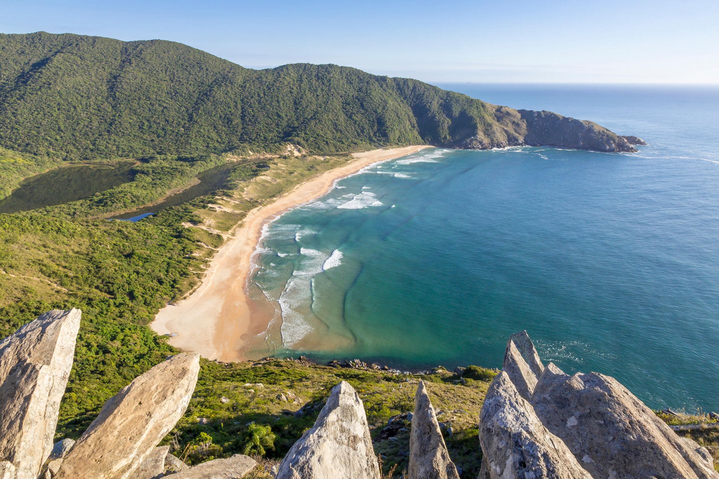 Blick auf Lagoinha do Leste