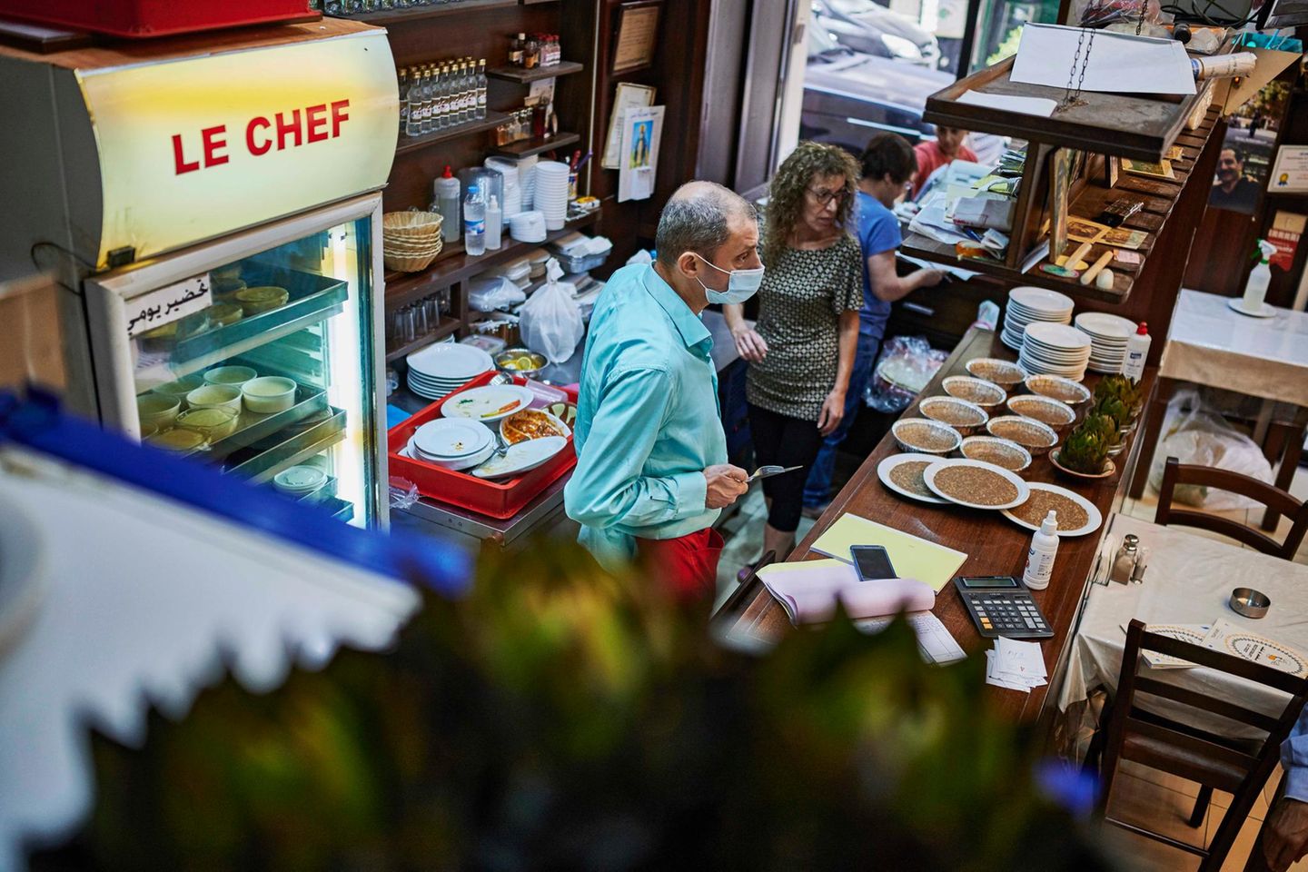 Das „Le Chef“ bietet Hausmannkost zu erschwinglichen Preisen. Ein Konzept, das – wie so vieles in Beirut –, kaum noch aufrechtzuerhalten ist