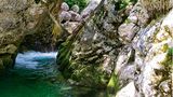 Savica-Wasserfall, Slowenien