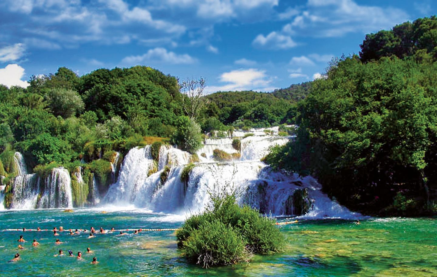 Krčić-Wasserfall, Kroatien