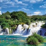 Krčić-Wasserfall, Kroatien
