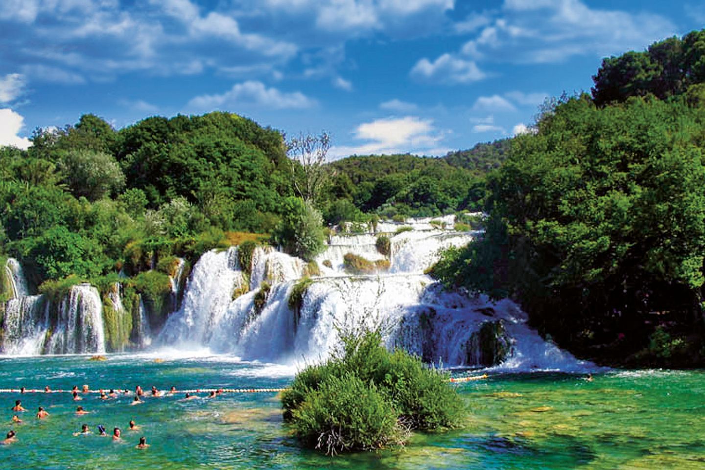 Krčić-Wasserfall, Kroatien