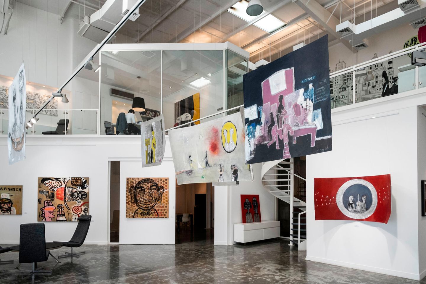 Mojo Art Gallery an der Alserkal Avenue in Dubai